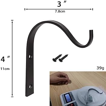 鉄製　ドローイングフック 黒 鉄製 ドローイングフック 黒